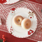 Santa Claus Ceramic Round Dinner Plate