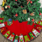 Grinch Christmas Tree Skirt Countdown Gift Bag