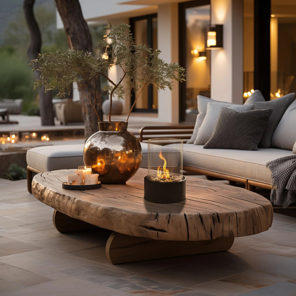 Portable fire bowl for a cozy atmosphere | Elegant & modern table fire bowl - Shakti