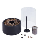 Stylish & modern table fire lantern