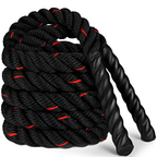 Adjustable weight jump rope for cardio & strength training