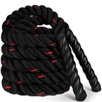 Adjustable weight jump rope for cardio & strength training