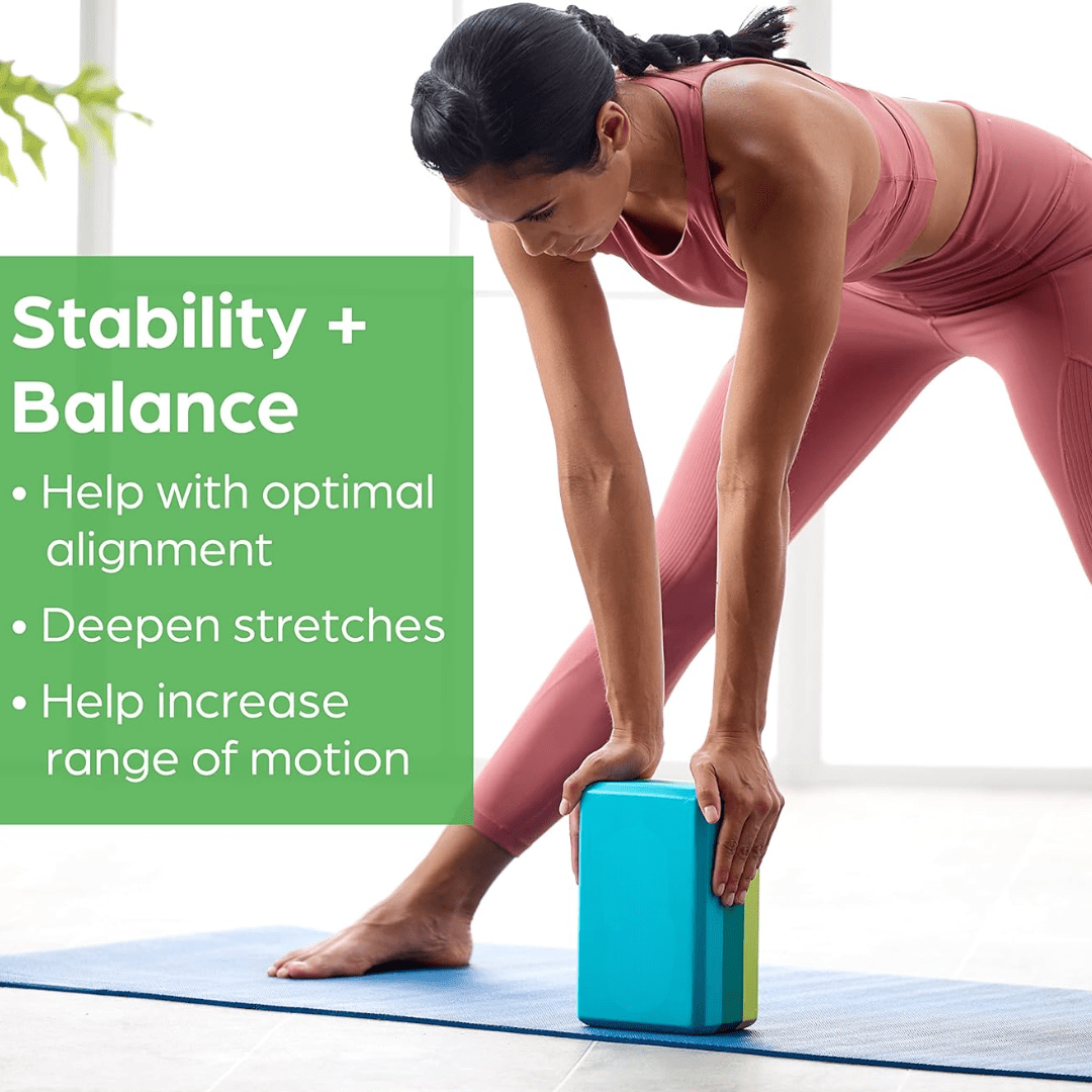 Stable foam block for balance & comfort
