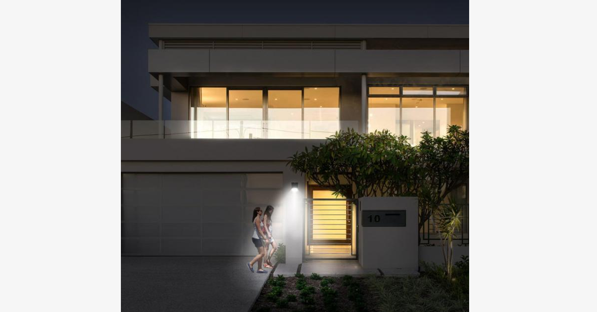 Solar LED Sensor Wall Lamp – Do your part for the environment and increase safety in your area