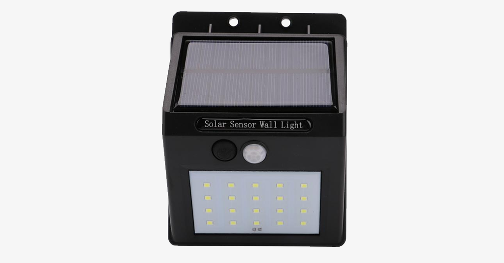 Solar LED Sensor Wall Lamp – Do your part for the environment and increase safety in your area