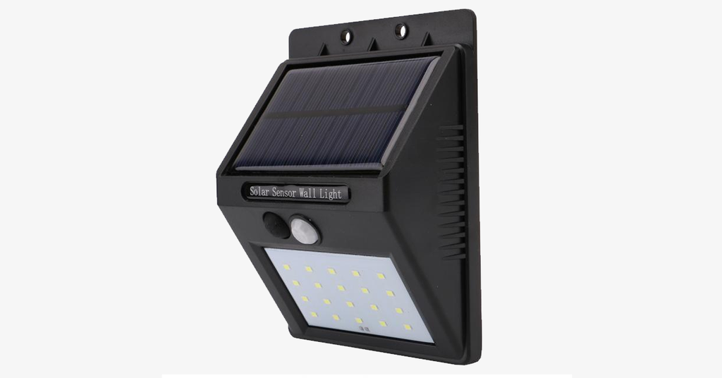 Solar LED Sensor Wall Lamp – Do your part for the environment and increase safety in your area