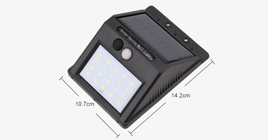 Solar LED Sensor Wall Lamp – Do your part for the environment and increase safety in your area