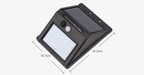 Solar LED Sensor Wall Lamp – Do your part for the environment and increase safety in your area