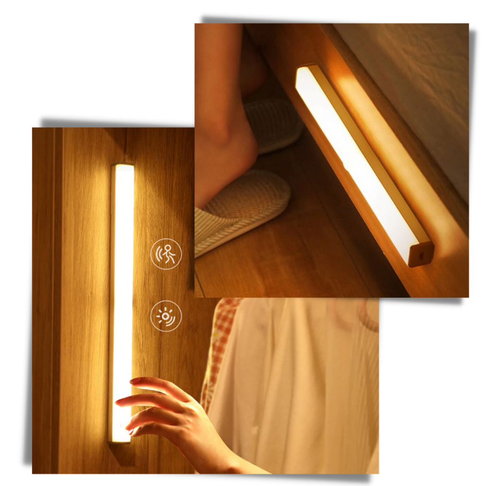 Magnetic motion sensor LED lamp