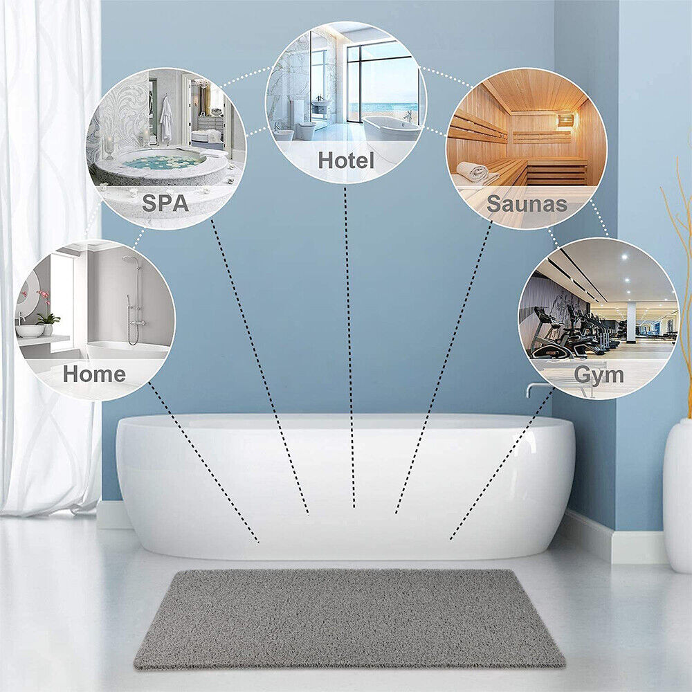 Non-Slip Shower Mat Quick-Drying Hygienic Bath Mat