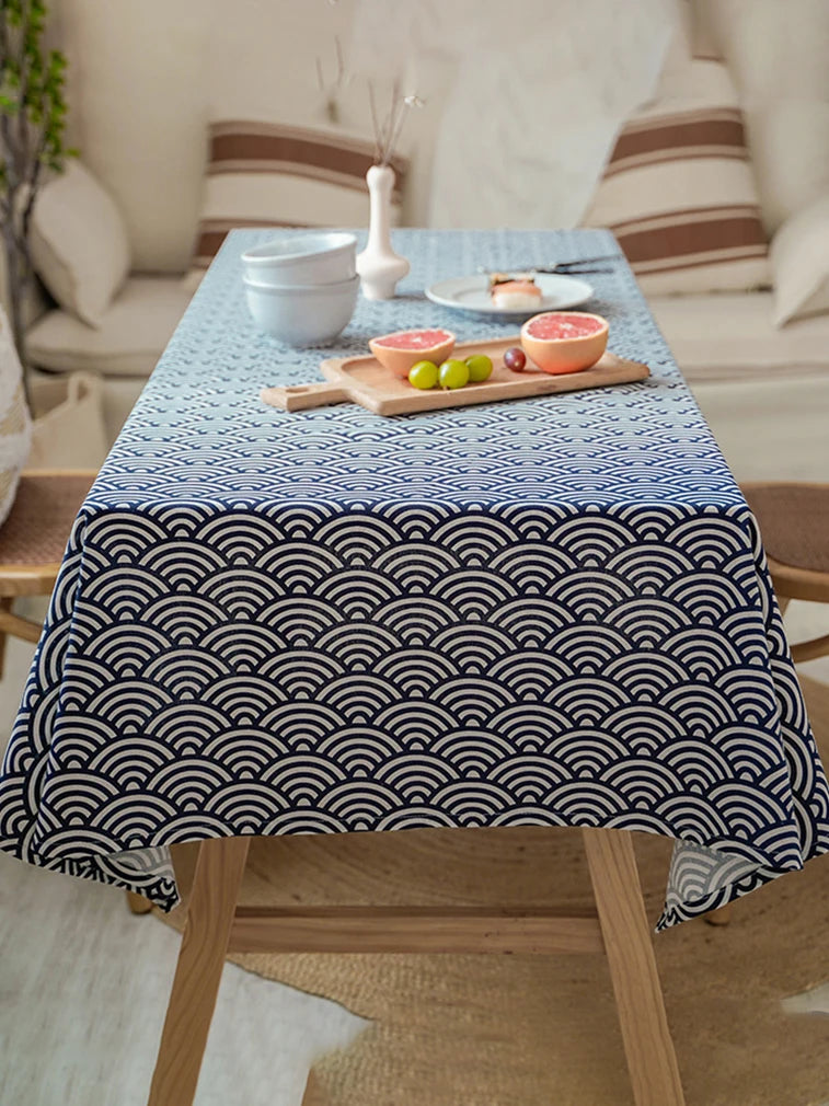 Japanese Linen Tablecloth 100 Percent Sustainable
