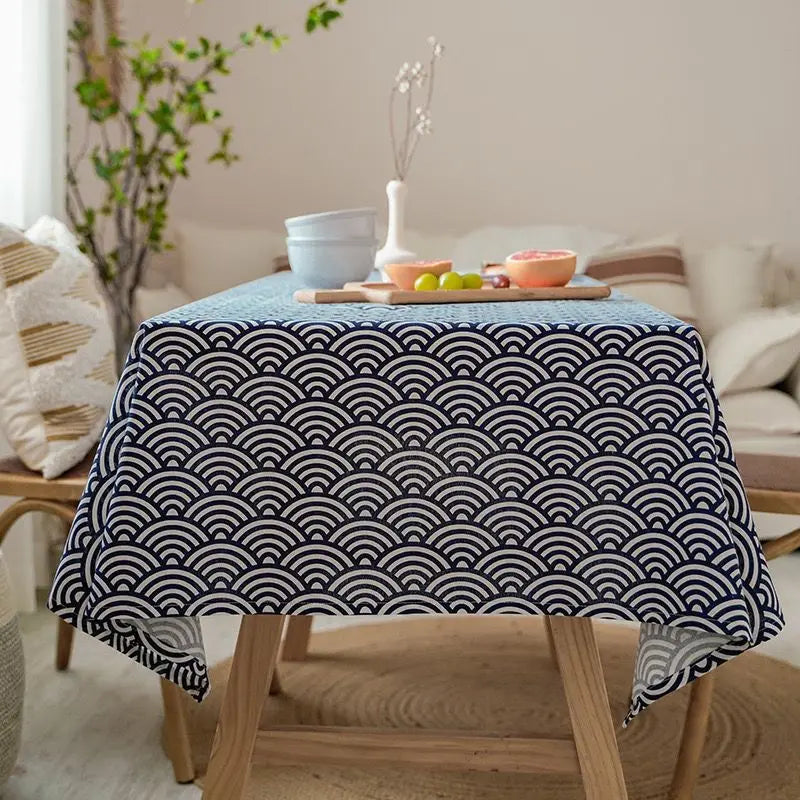 Japanese Linen Tablecloth 100 Percent Sustainable