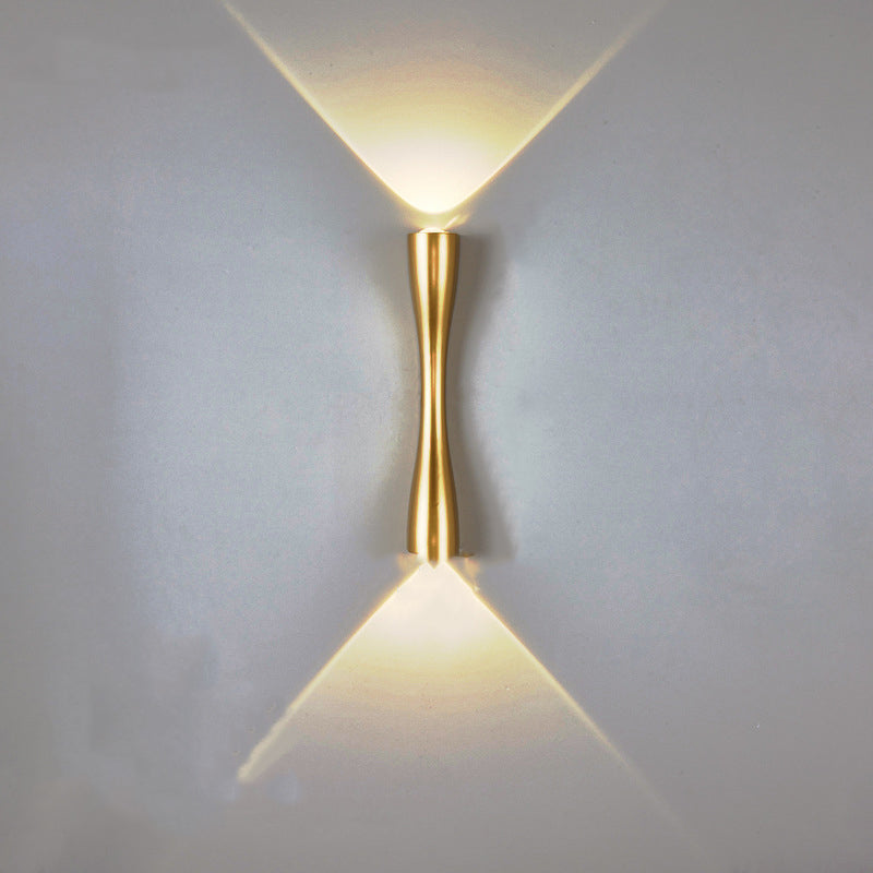 Modern Simple Long Horn 2-Light LED Indoor and Outdoor Wall Light