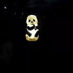 Solar resin panda outdoor waterproof patio decoration ground light