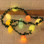 Easter Cracked Egg Rattan String LED Decorative String Lights