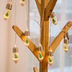 LED Wishing Bottle Bulb Christmas Tree Snow Battery Box Decorative String Light