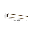 AquaBar Modern LED Outdoor Wall Light | Aluminum & Acrylic | Durable & Waterproof | Warm White | Various Sizes