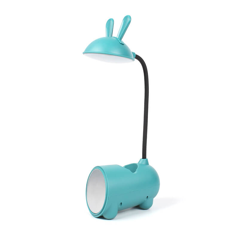 LumoBun Table Lamp – Cute LED Desk Lamp with Pen Holder and USB Connection
