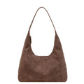 Suede messenger bag with large capacity