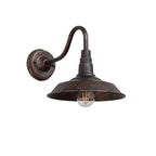 Noctura Classic Wall Lamp | Vintage Design | Iron Frame with Round Glass Shade | 1-Light Dining Room Lighting