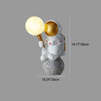 CosmoBuddy Astronaut Wall Lamp | Creative Design | Resin & ABS | LED Bedroom Light