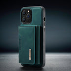 2 in 1 detachable leather wallet case for iPhone