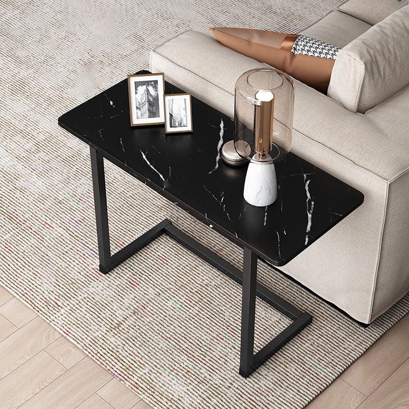 ModernoCurve C-Side Table | MDF Tabletop | Modern Design | Space-saving | Perfect for Living Room & Bedroom