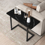 ModernoCurve C-Side Table | MDF Tabletop | Modern Design | Space-saving | Perfect for Living Room & Bedroom