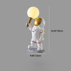 CosmoBuddy Astronaut Wall Lamp | Creative Design | Resin & ABS | LED Bedroom Light