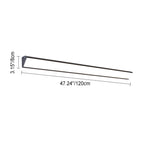 AquaBar Modern LED Outdoor Wall Light | Aluminum & Acrylic | Durable & Waterproof | Warm White | Various Sizes