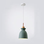 AuroraLite Nordic Pendant Light | Metal Design | 1-Light | Modern Color Options