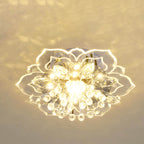 GlowPetal | LED Crystal Ceiling Light | Flower Shaped, RGB Color Changing & Energy Efficient