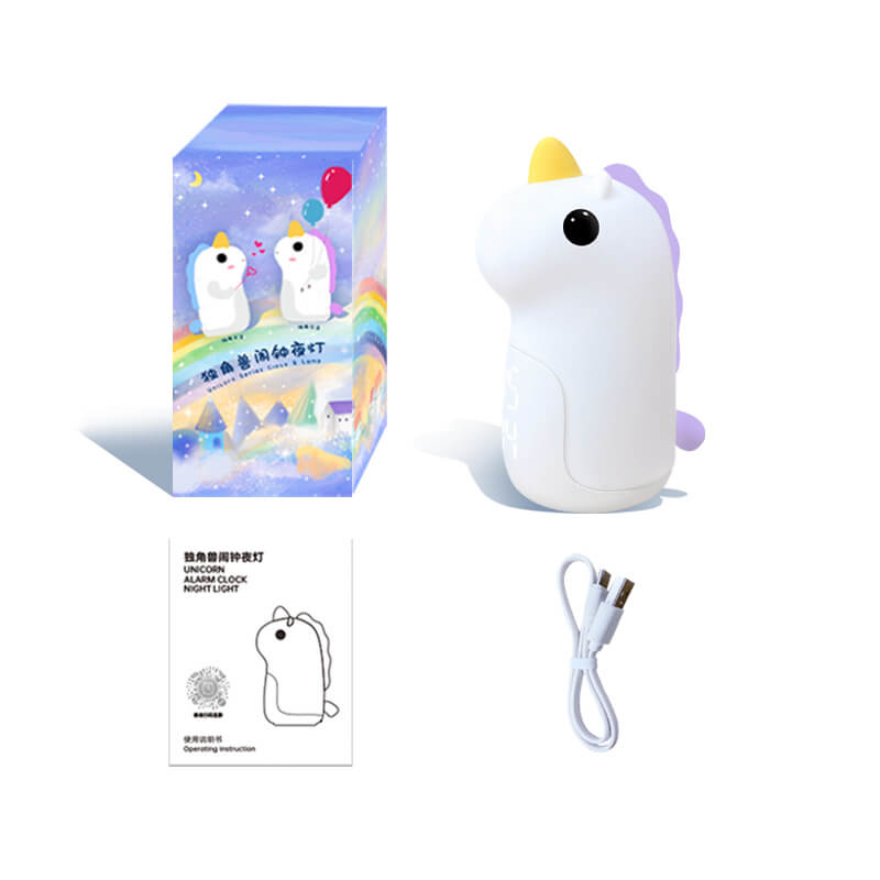 Unilora DreamLight Alarm Clock | Unicorn Design | Timer & LED Night Light | Nursery Decor