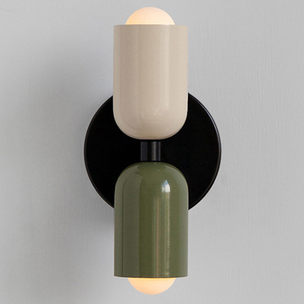 Modern Vintage Double-Headed Utility Room Wall Light - Stylish Illumination for Contemporary Spaces