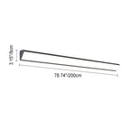 AquaBar Modern LED Outdoor Wall Light | Aluminum & Acrylic | Durable & Waterproof | Warm White | Various Sizes