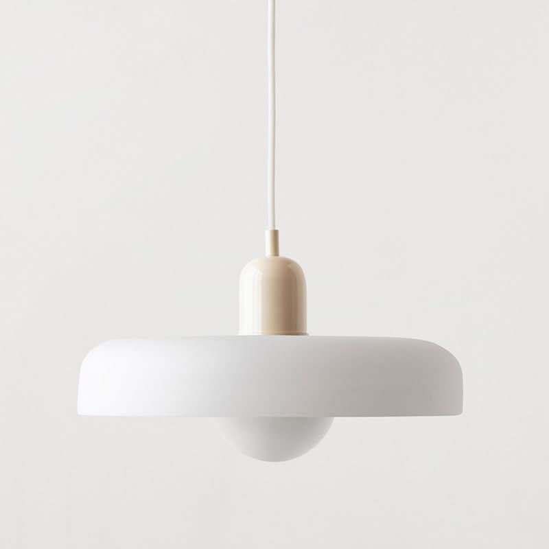 Bauhaus Colored Glass Pendant Light