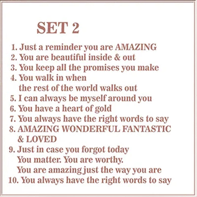 "Reasons why you are my friend" Friendship gift
