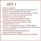 "Reasons why you are my friend" Friendship gift