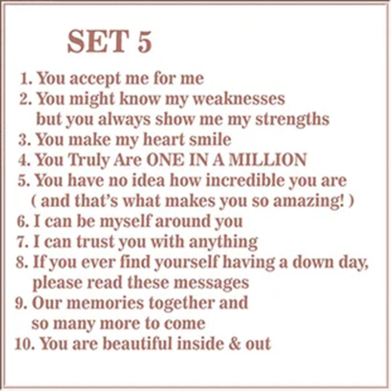 "Reasons why you are my friend" Friendship gift