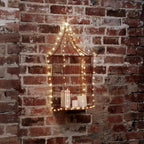 100er LED Micro Solar String Lights warm white