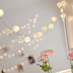 30 LED Rose Fairy Lights warm white