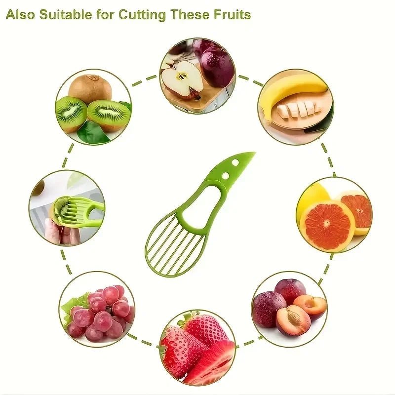 3-in-1 Avocado Cutter, Pitter & Spoon Tool