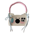Insta-Style Cartoon Westie Flip-Phone Case