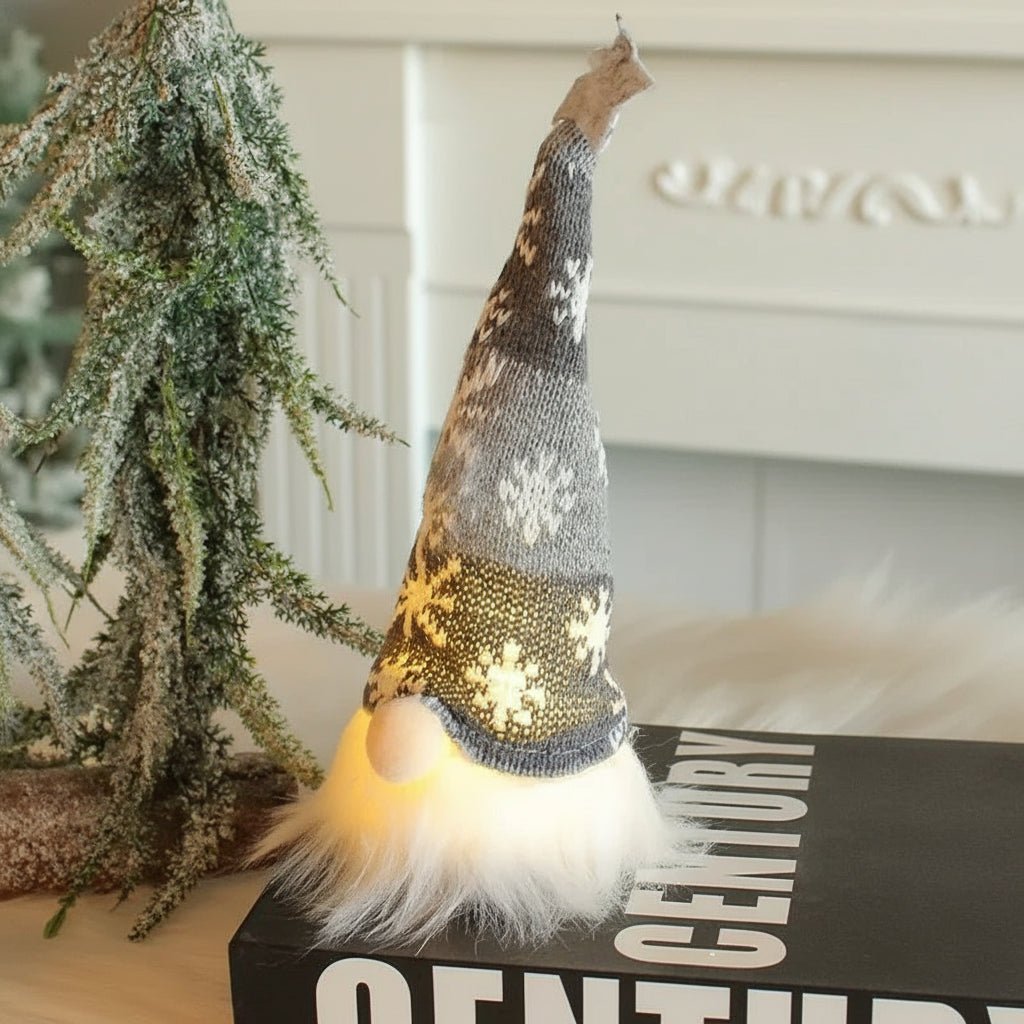 Soft Plush Gnome with Gentle LED Lighting