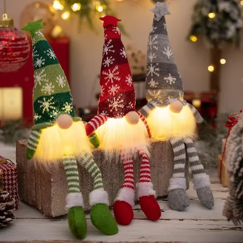 Soft Plush Gnome with Gentle LED Lighting