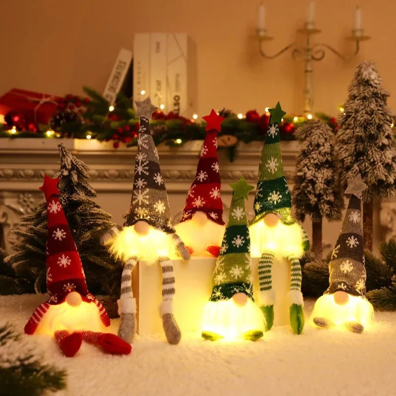 Soft Plush Gnome with Gentle LED Lighting