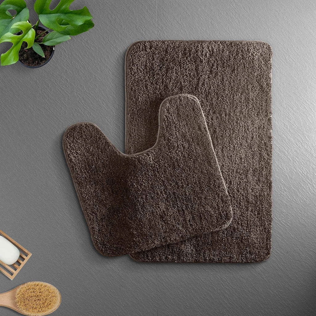 PlushHaven Bath Mat – Ultra Soft Microfiber Non-Slip Mat with Quick Water Absorption
