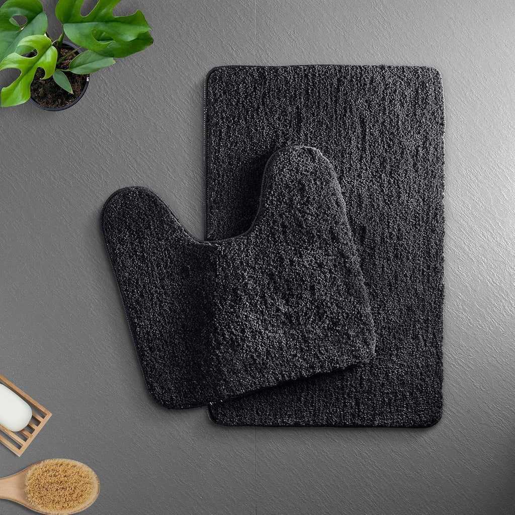 PlushHaven Bath Mat – Ultra Soft Microfiber Non-Slip Mat with Quick Water Absorption