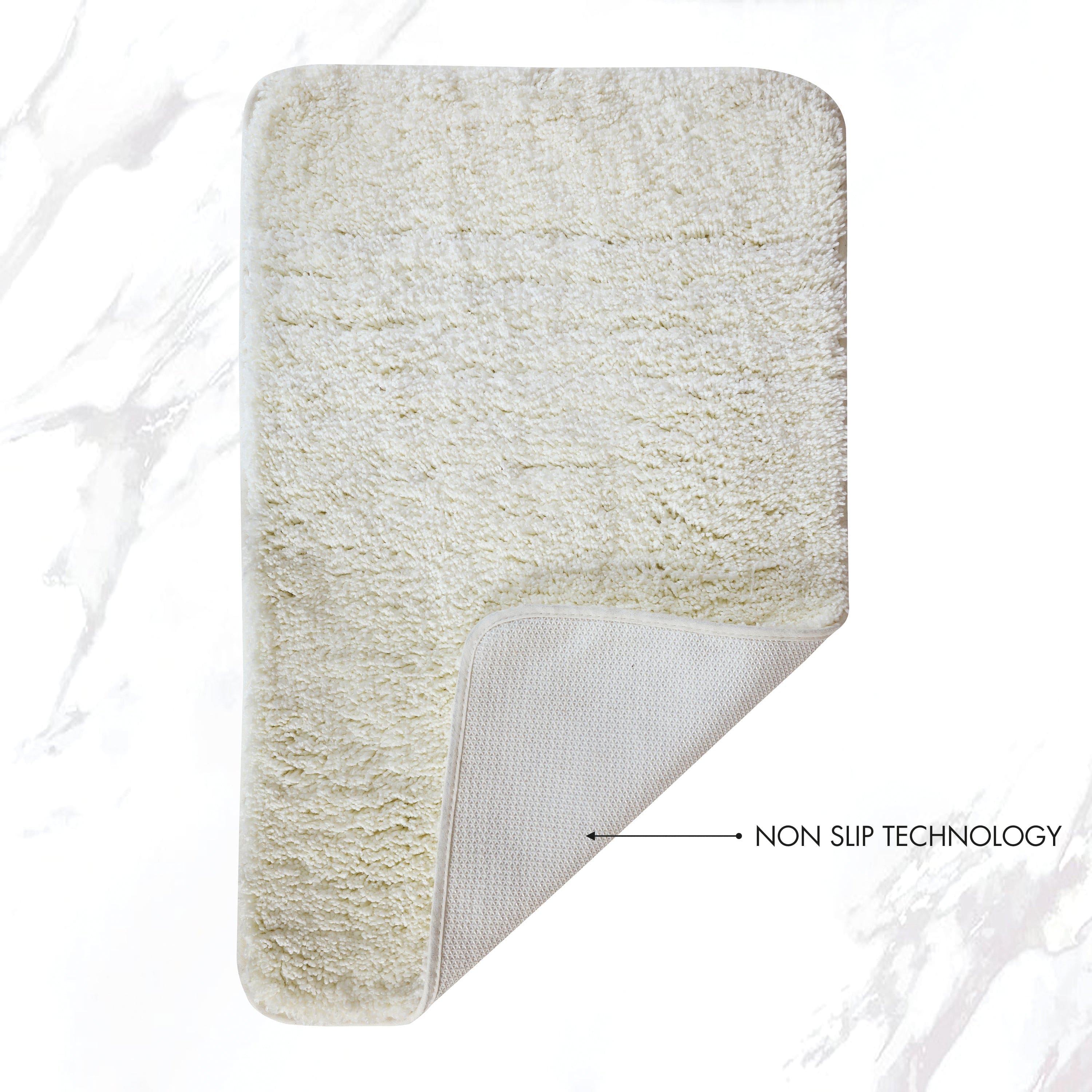 PlushHaven Bath Mat – Ultra Soft Microfiber Non-Slip Mat with Quick Water Absorption