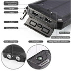 Waterproof Solar Power Bank with 30000mAh for Outdoor Adventures